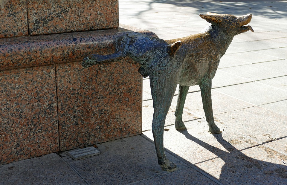 estatua de perro