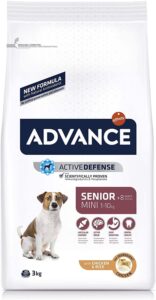 ADVANCE Mini Senior - Pienso para Perros Senior de Razas Pequeñas