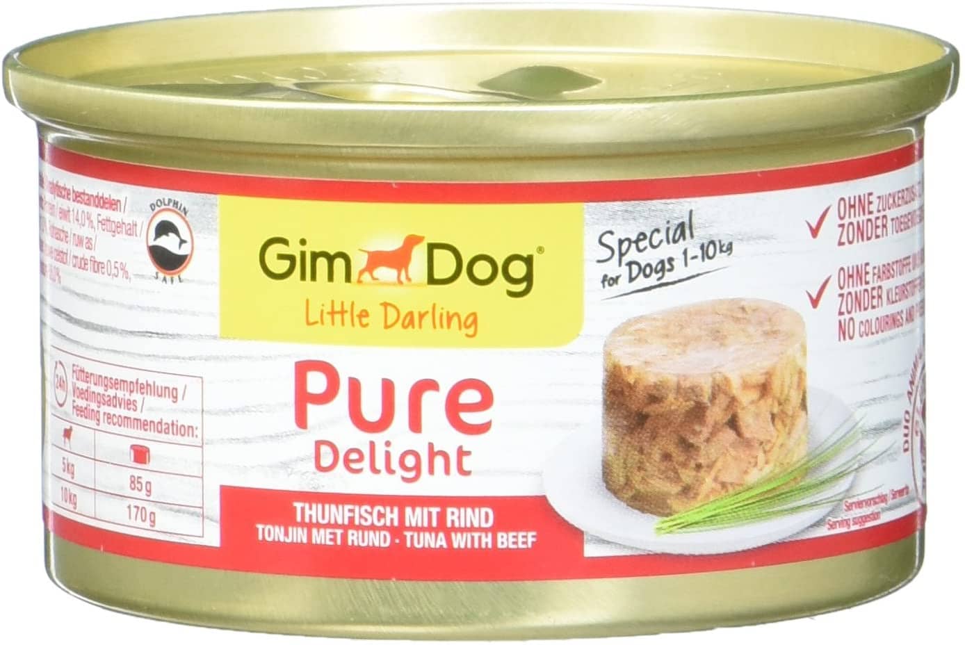 GimDog Pure Delight, tuna with beef