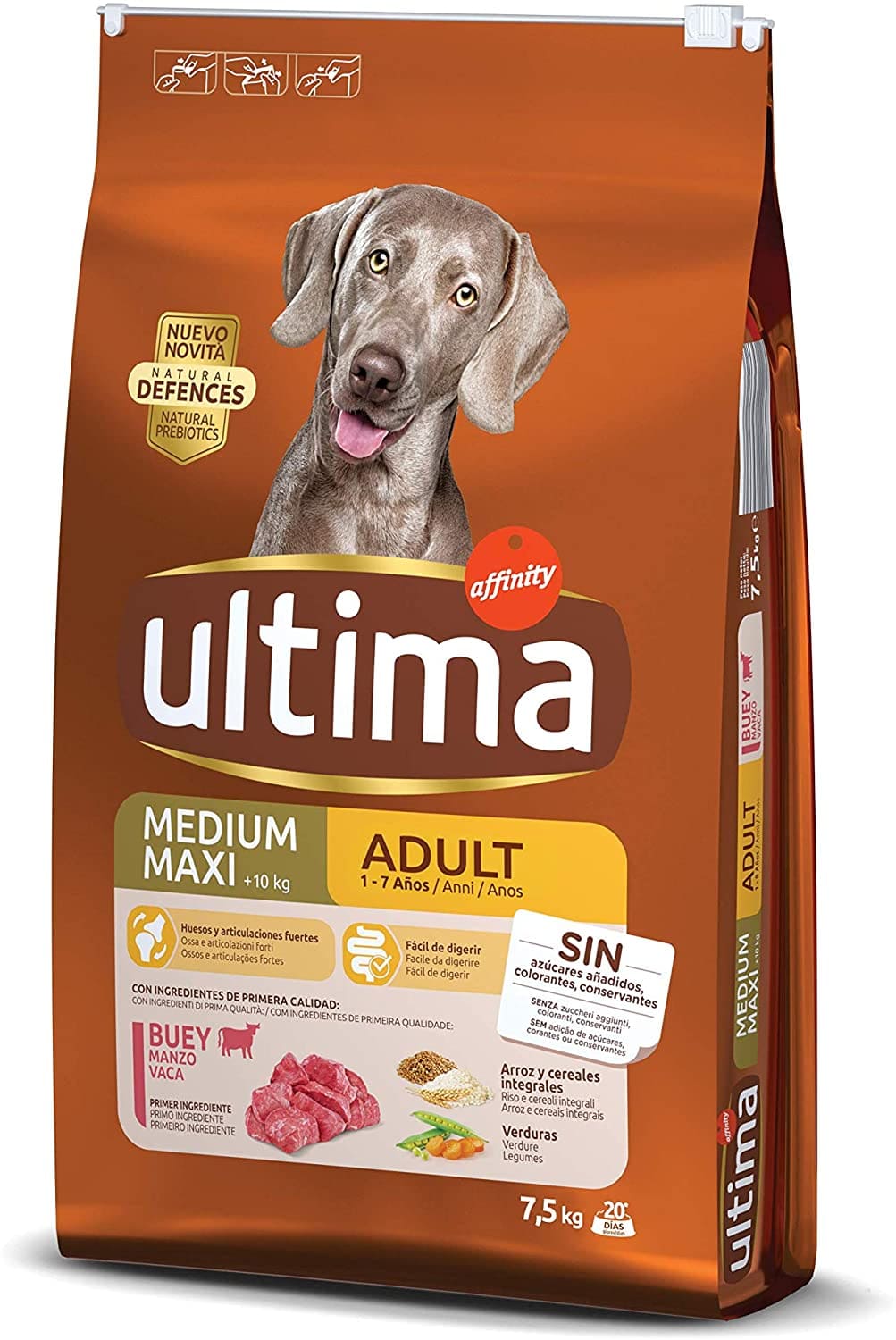 Ultima for adult dogs with beef