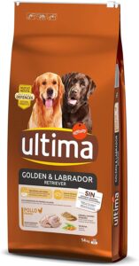 Pienso Ultima para Perros Golden Retriever y Labrador con Pollo