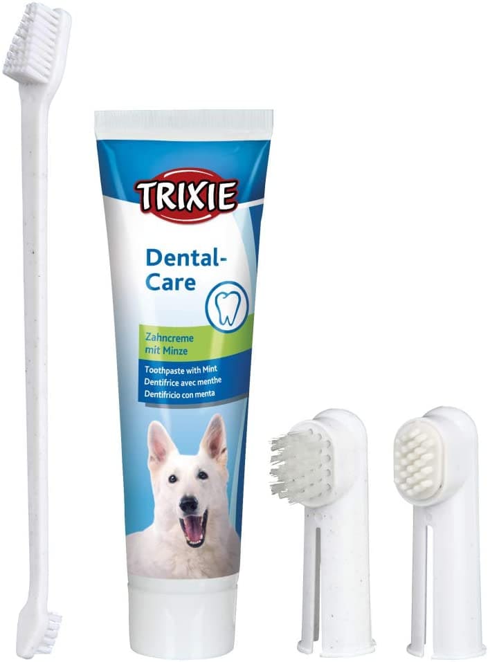 Trixie Set Higiene Dental, Pasta y cepillos