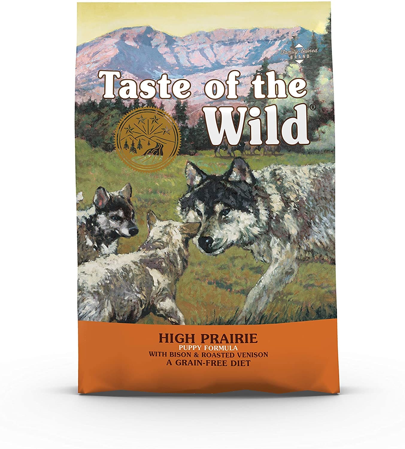Taste Of The Wild  for puppies with roasted Bison and Venison