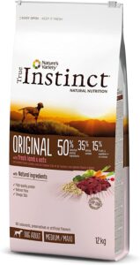 True Instinct Original - Nature's Variety - Pienso para Perros Medium Adult con Cordero - 12kg